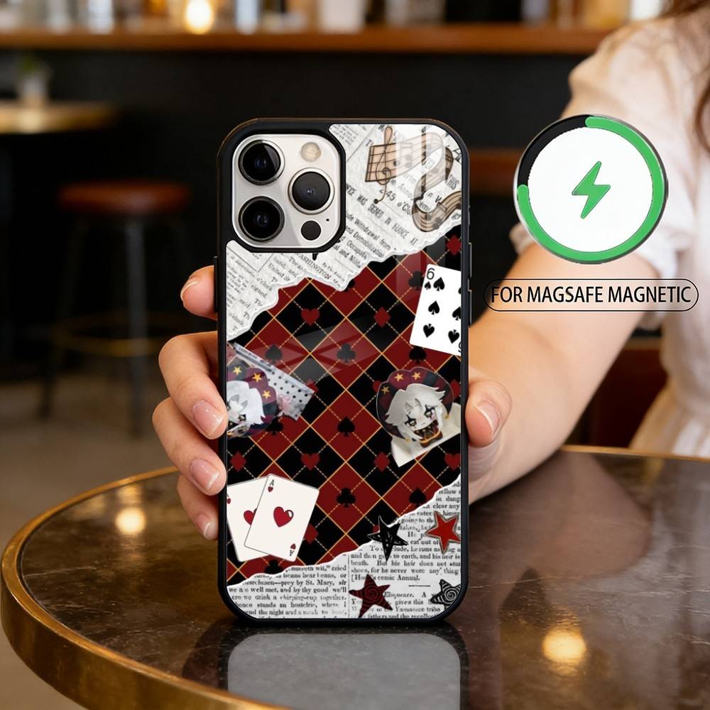 T-The F-Freak C-Circus Магнитный Чехол Для Телефона С Беспроводной Зарядкой MagSafe Для iPhone17,16,15,14,13,12,11 Plus,Pro Max