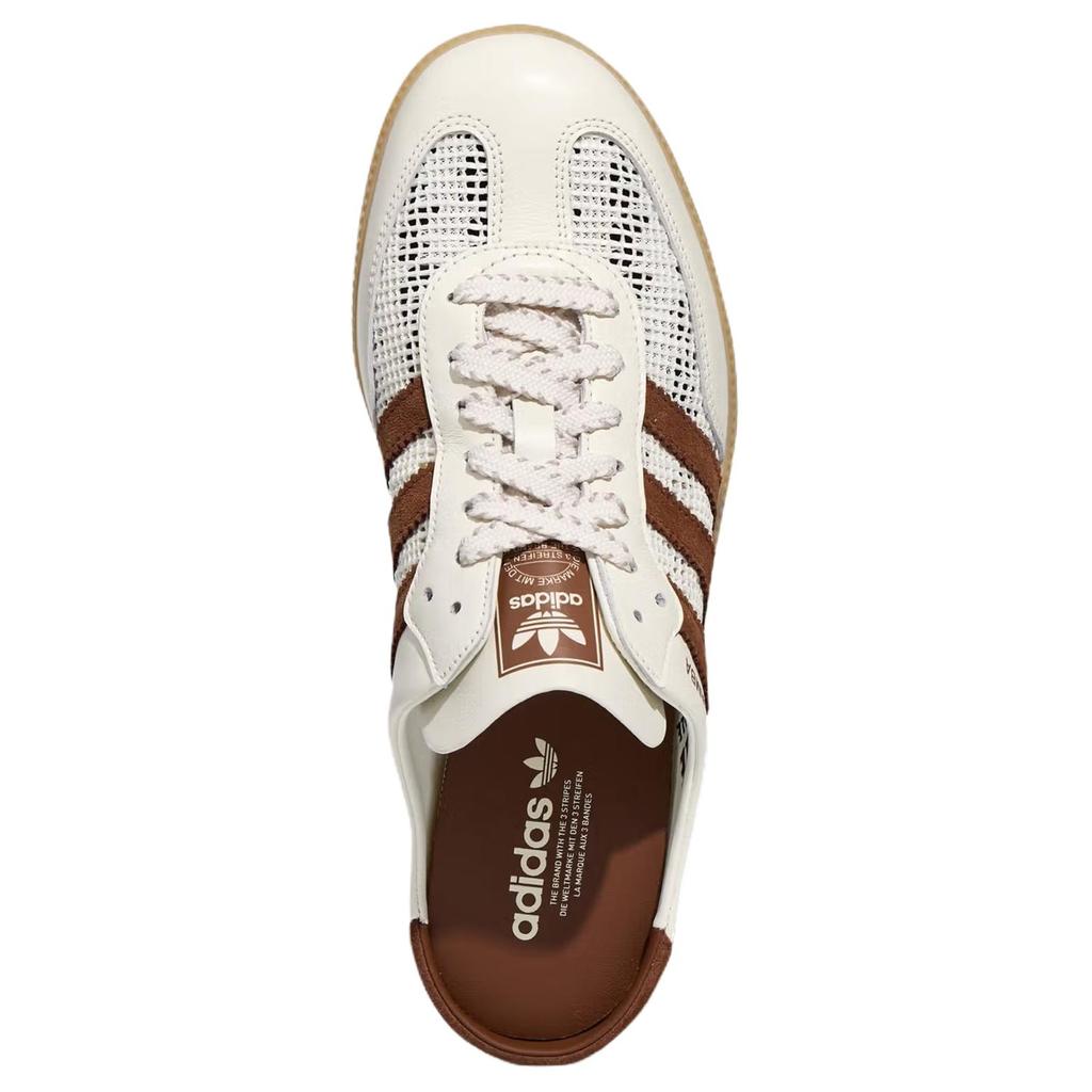 adidas Самба Мюл Небесно-белый Б/у Коричневый Женские Кроссовки Кремовый HP5050