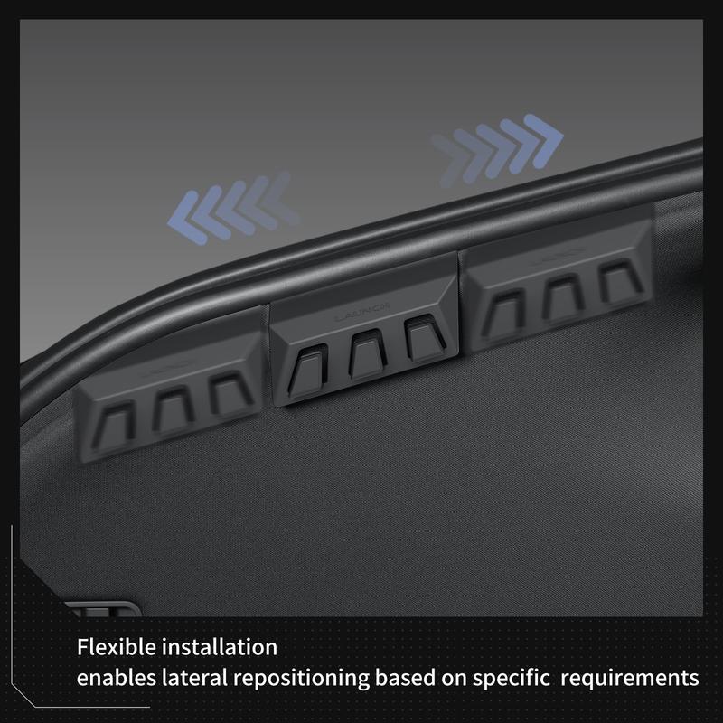 LUCKEASY for Tesla Model Y Juniper Launch/YL 2025 2026 Rear Trunk Hook Hidden Organizer Umbrella Bag Hanger Storage