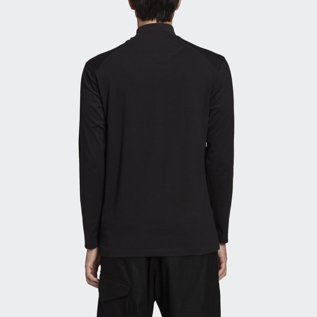 Y-3 Classic Long-Sleeve Mock Neck Black Men Tops GK4497