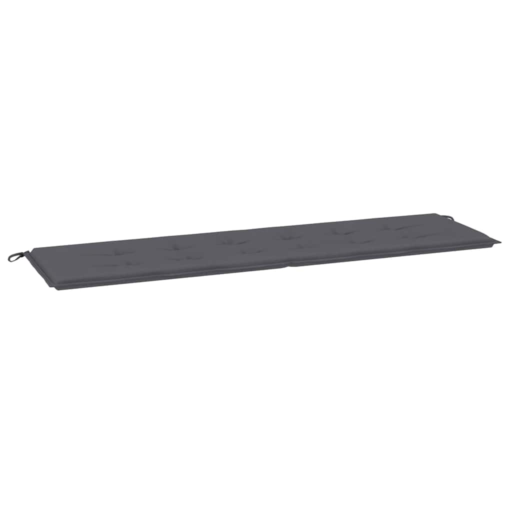 Garden Bench Cushion Anthracite 180 x 50 x 3 cm Oxford Fabric