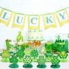Lot De 9 DéCoration De Centre En Nid D'Abeille De La Saint-Patrick Table Pour FêTe Irlandaise Accessoires Pour FêTe De Printemps