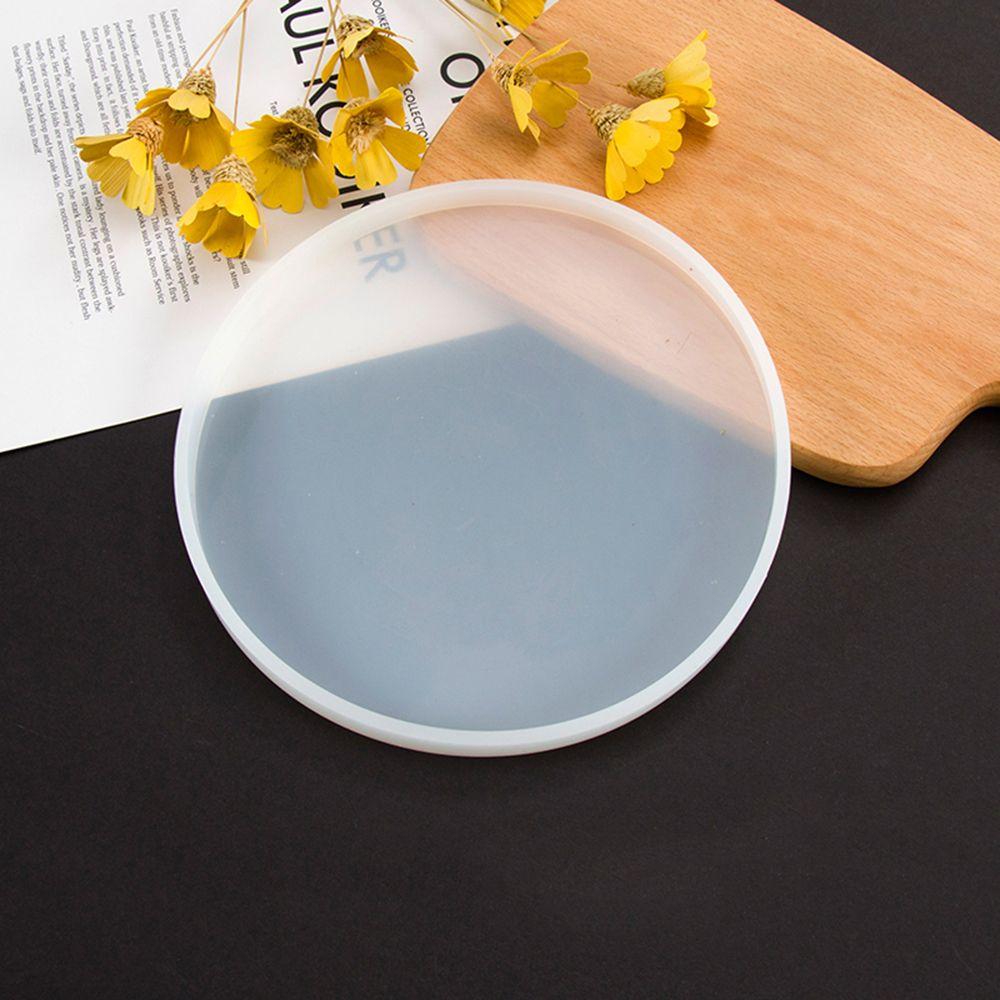 Pendant Agate Cup Mad Silicone Epoxy Resin Casting Molds Coaster Mold Round Jewelry Making Mould