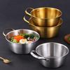 Кастрюля для корейского рамена из нержавеющей стали, жаростойкая кастрюля для смешивания, антипригарные миски для фруктовых салатов, холодное блюдо
