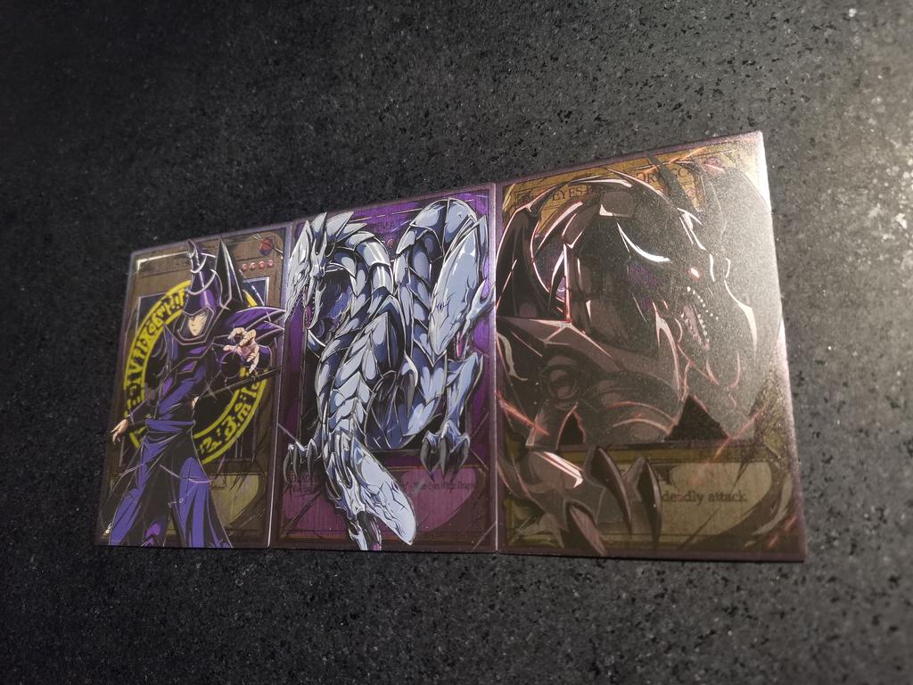 3 шт./комплект DIY Yu-Gi-Oh! Белый дракон с голубыми глазами Самоконтроль Коллекционирование Подпись Торговая Флеш-карта Аниме Мультфильм Подарок