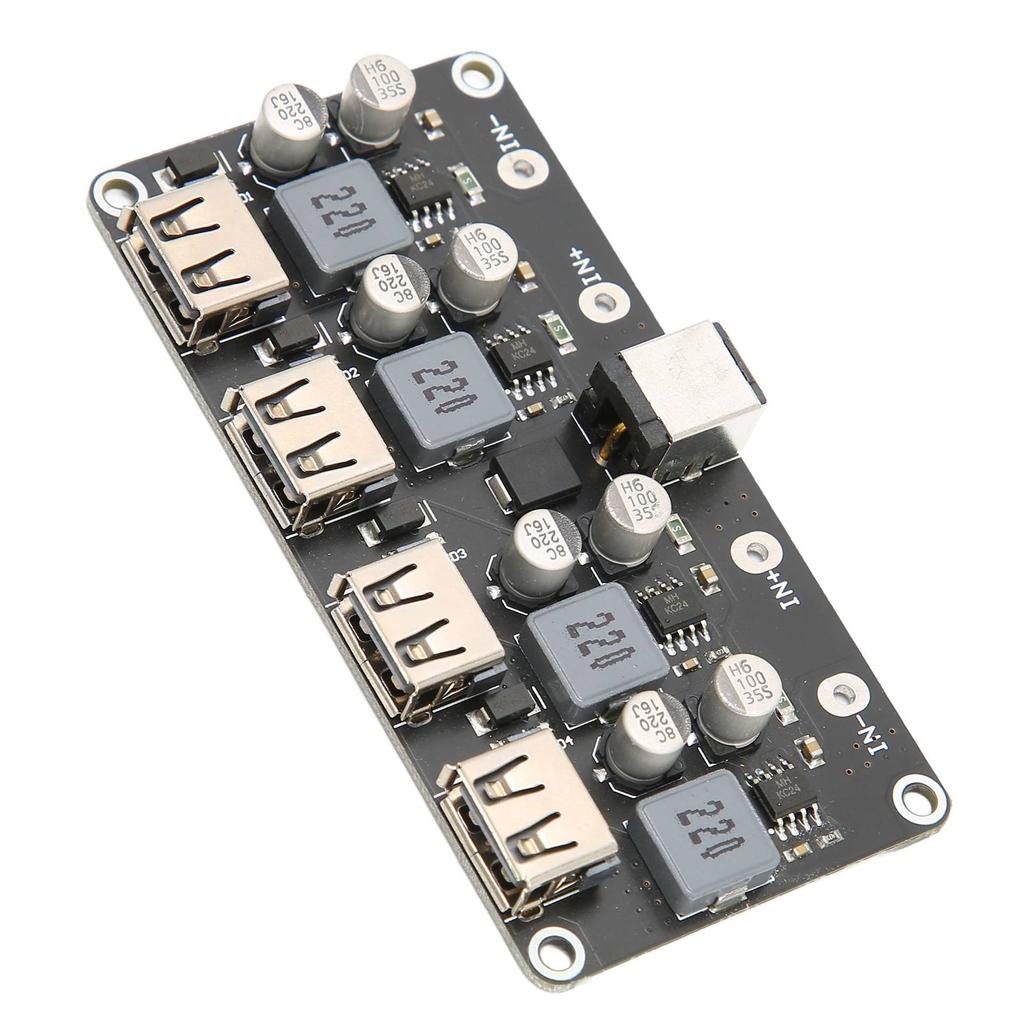 4-канальный модуль быстрой зарядки 12 В 24 В в QC3.0 Power Buck USB зарядное устройство для телефона плата преобразователя