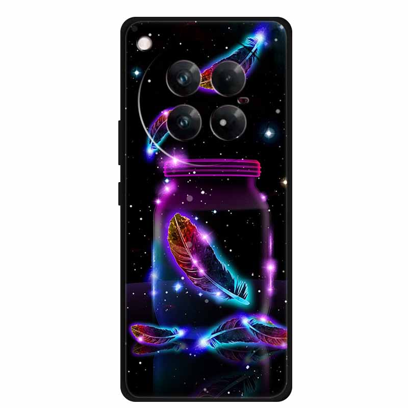 Для Infinix Zero 40 5G Чехол Черный Силикон ТПУ Расписной Планета Обложка Роскошный Животное Чехол Для Infinix Zero 40 4G Роскошный ЦветокFunda