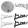 2 комплекта крючков для карниза для штор, настенный кронштейн, алюминиевый сплав, карниз для штор, подвесная фурнитура для карниза для штор, настенные вешалки, поддержка