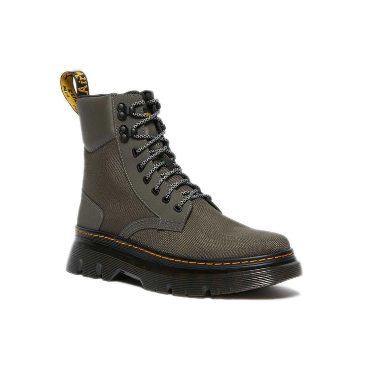Dr. Martens Короткие ботинки-челси на шнуровке с круглым носком, унисекс, темно-армейский зеленый, 27017029