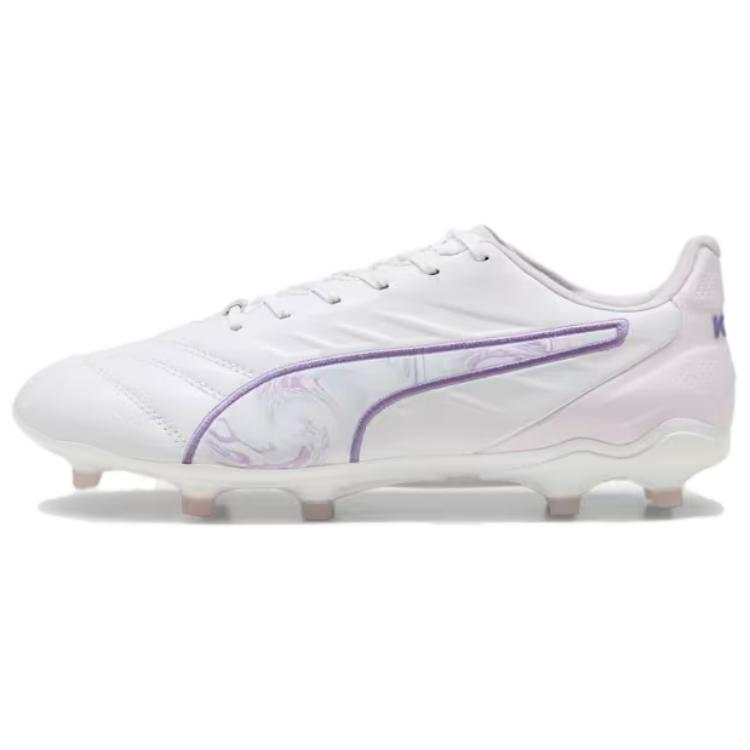 Puma King Pro Bl Comfortable Versatile Ag Fg Firm Ground Soccer Shoes Women Soccer Shoes White 108186-01