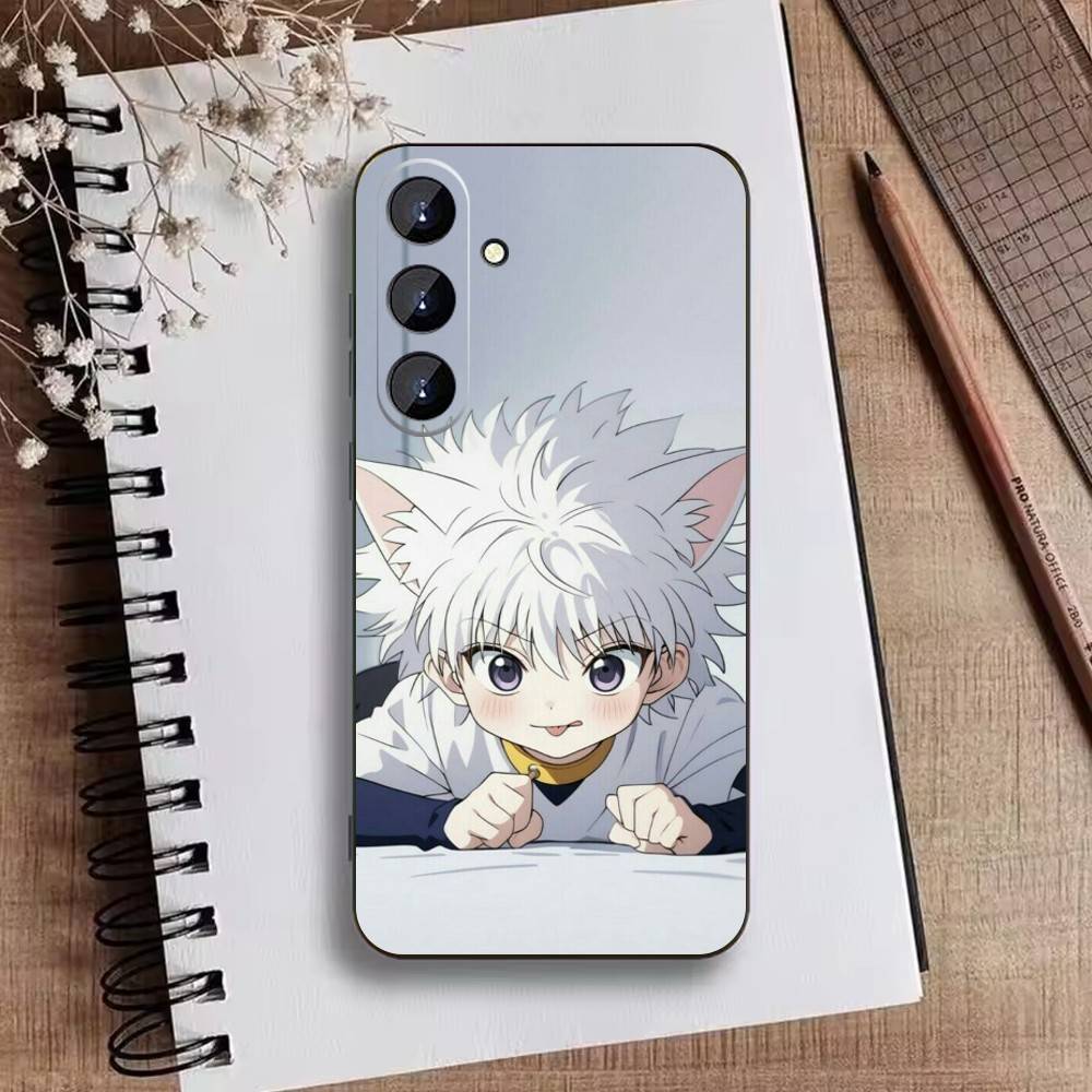 F-Киллуа Зольдик H-Hunter X Hunter Чехол для телефона Samsung Galaxy A73,21,22,32,71,53,52,51,80,5G Мягкий Черный Чехол