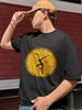 New Fashion Unisexs Short Sleeve Cotton T Shirt Dancer On Clock Graphic Printed Casual Summer T Shirt for Unisex for Him
