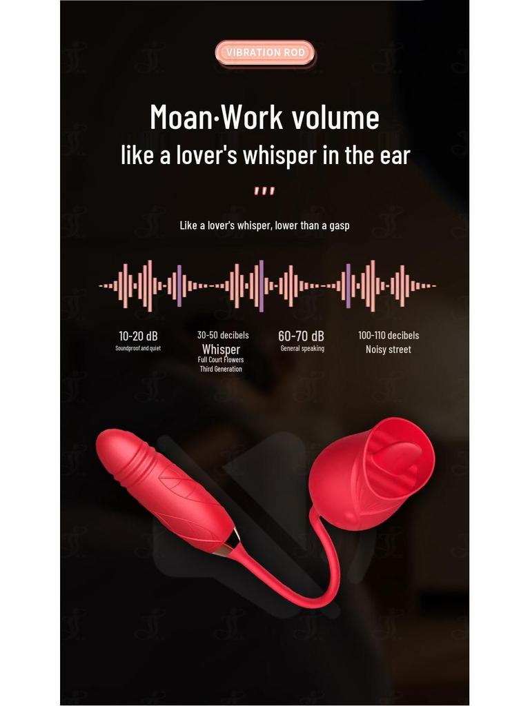 Mantinghua Вибрирующий язык с двумя головками и телескопическое яйцо для женщин, флирт для пар и самоудовольствие