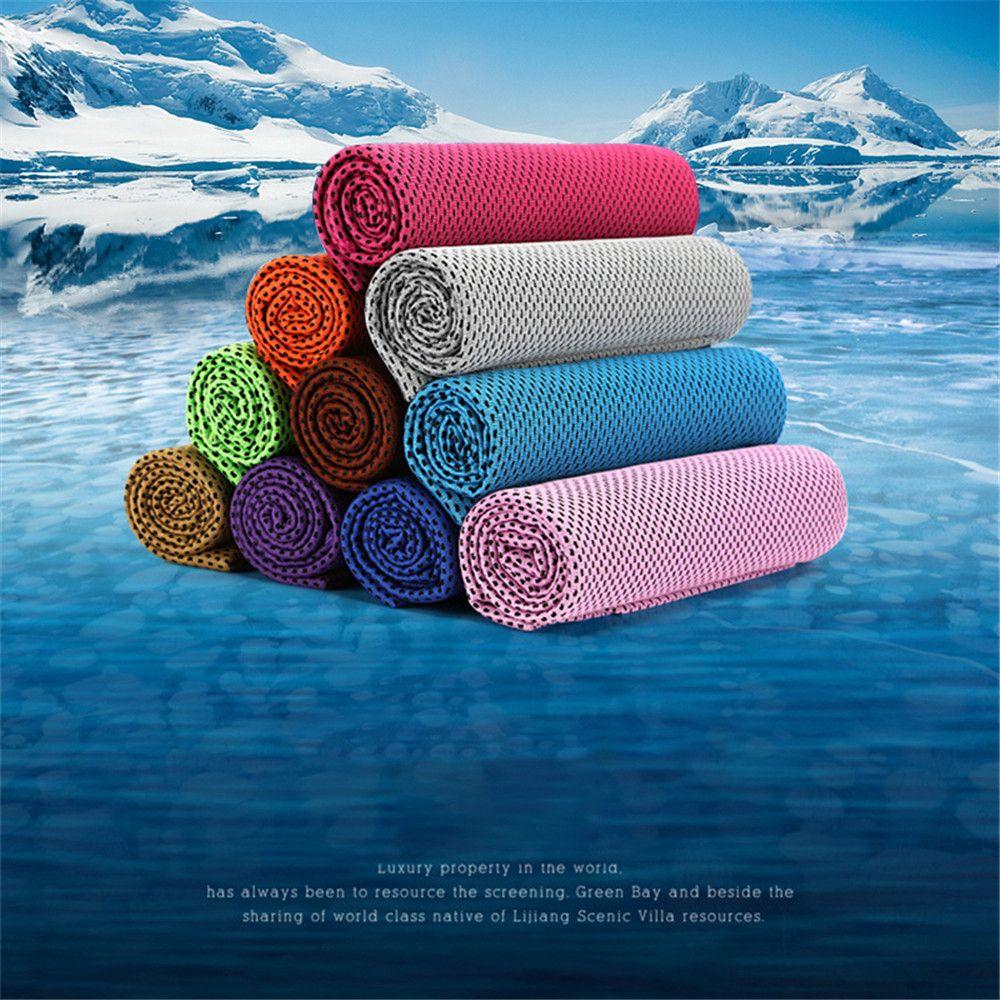 Microfiber Summer Running Gym Cooling Towel Sport Towel Rapid Cooling Quick-Dry Ice Face Towel