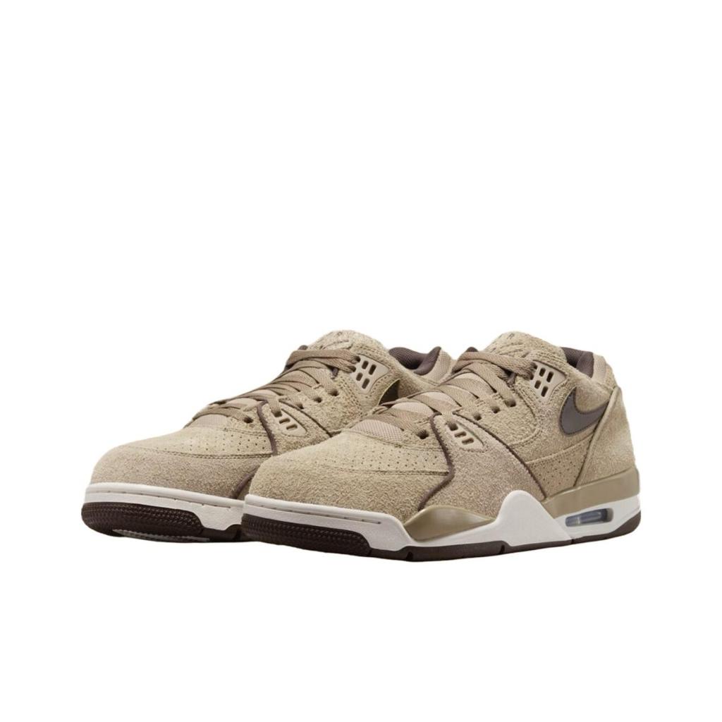 Nike Air Flight 89 Low Khaki Suede Unisex Sneakers Tan Phantom Baroque-Brown FZ3045-200