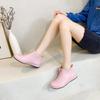 Woman Rain Shoes Waterproof Rubber Boots Ladies Casual Slip-on Flats Rainboots Female Insulated Garden Galoshes Botas De Chuva
