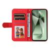 Для Samsung Galaxy S24 FE Кожаные кошельки Чехлы Skin Touch Чехол для телефона Подставка с ремешком