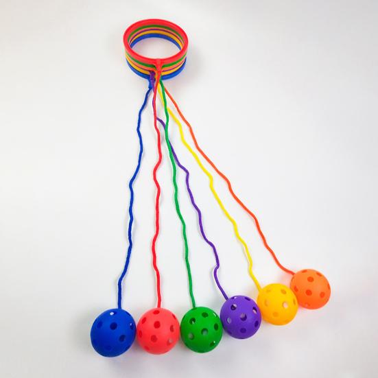 Обруч, мяч, скакалка, мяч для прыжков на лодыжке, игрушка для детей, спортивные игрушки на открытом воздухе