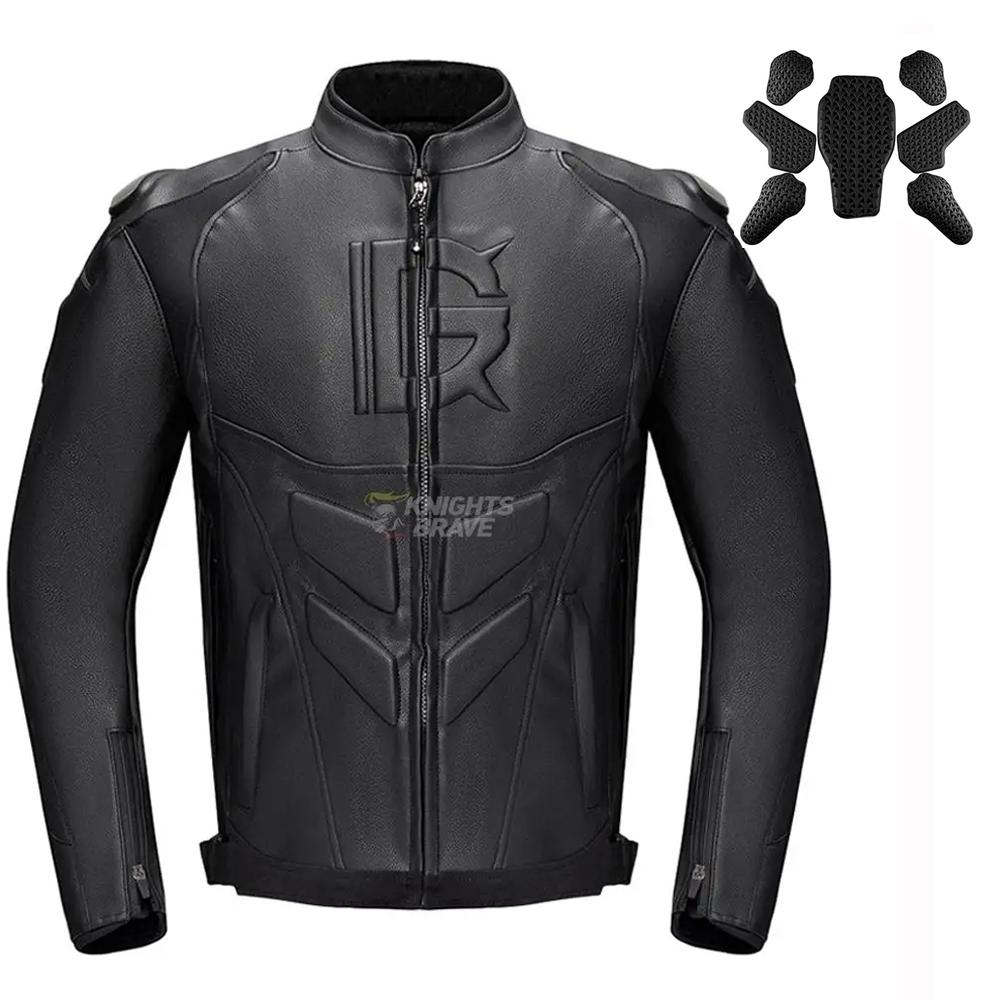 Кожаная мотоциклетная куртка мужская Chaqueta Moto Водонепроницаемый мотокостюм Куртка для езды на мотоцикле Куртка для мотокросса Мотоциклетная одежда