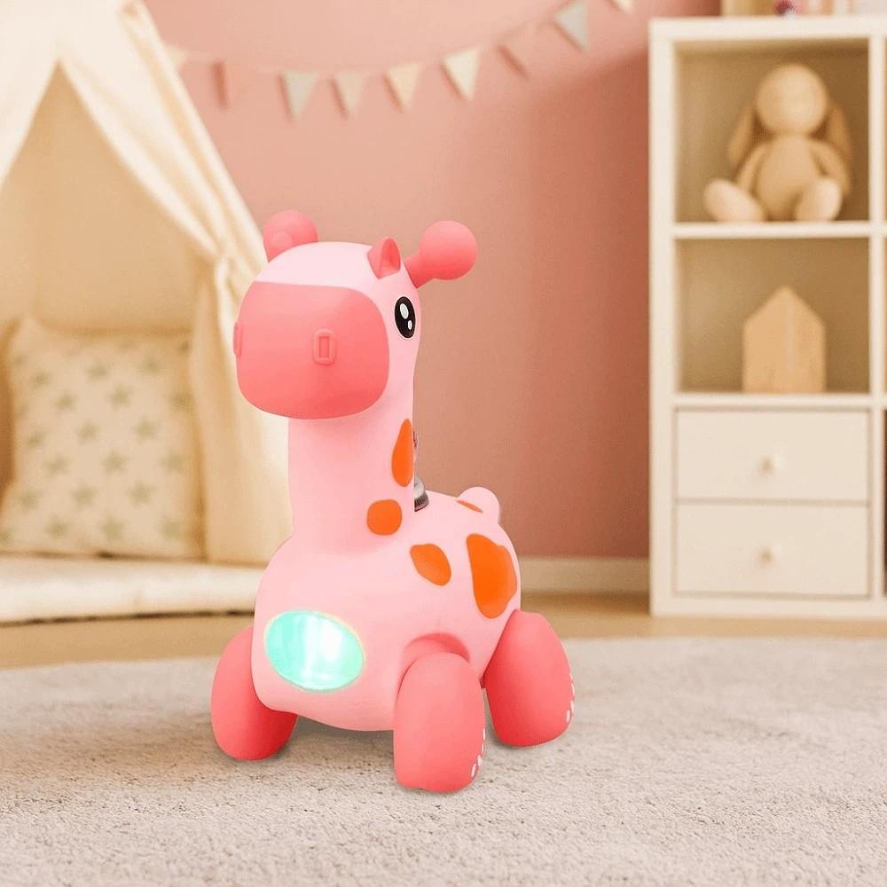 with Leash Giraffe Toys Sound and Light Animals Toys Early Education Toys Crawling Stage