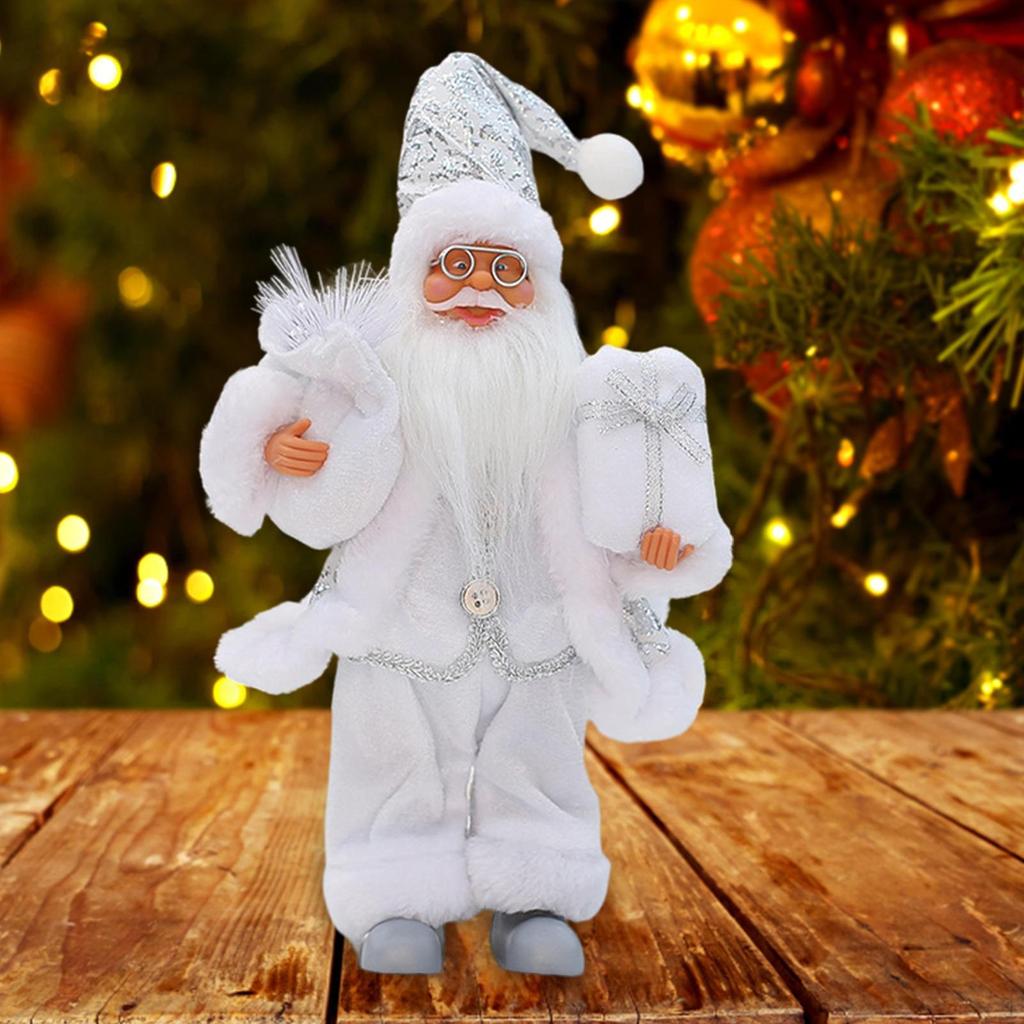 Рождественская стоящая Санта 12'' коллекционная фигурка украшение статуэтка милая для