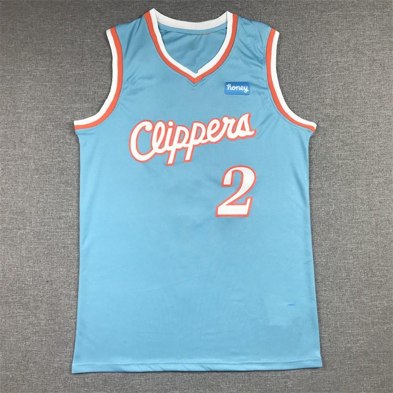 Los Angeles Clippers Basketball Jersey Kawhi Leonard 2 Paul George 13 Embroidered City Edition Cotton Sportswear Men Women
