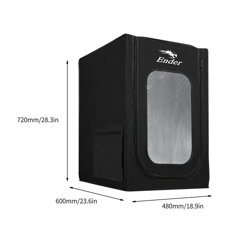 Original Creality 3D Printer Enclosure Fireproof Waterproof Printer Covers for Constant Temperature