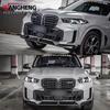 BMW X5 G05 Черный Передний Сплиттер Губы Углепластик Диффузор