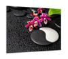 GLASS PROTECTIVE PLATE FOR STOVE 60x52 FLOWER