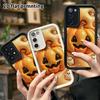 Phone case: 2D flat design suitable for Samsung Galaxy A34 A35 M05 M06 S20 S22 S21 FE Plus 5G protective case, Pumpkin Jack lantern, perfect Christmas