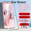 2 шт. 9D Изогнутое Закаленное Стекло для Экрана для Honor 400 Lite 400/400 Pro/300 Pro/200 Pro 300 Ultra 200 Lite 100 HD Защитная Пленка
