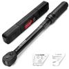 Preset Torque Wrench, Tire Change, Car, Motorcycle, 12.7mm (1/2 Inch) Drive, 25-220Nm, Socket Wrench, Bi-Directional, Work Tool, Case Included