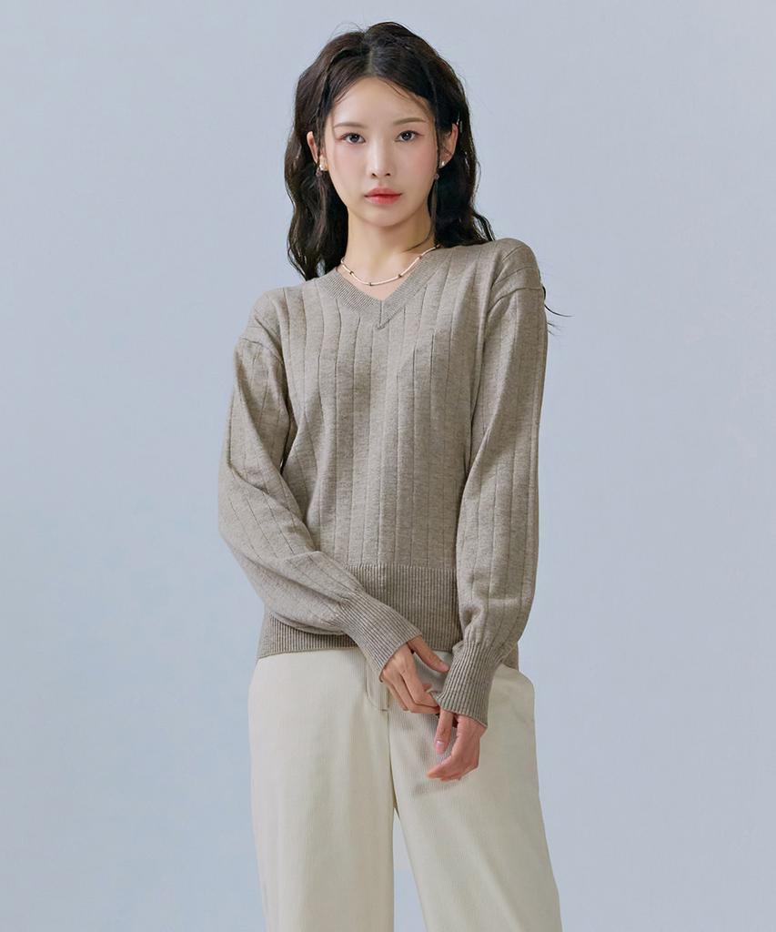 CHASECULT Women'S V-Neck Crop Sweater-Cfrg5262C08