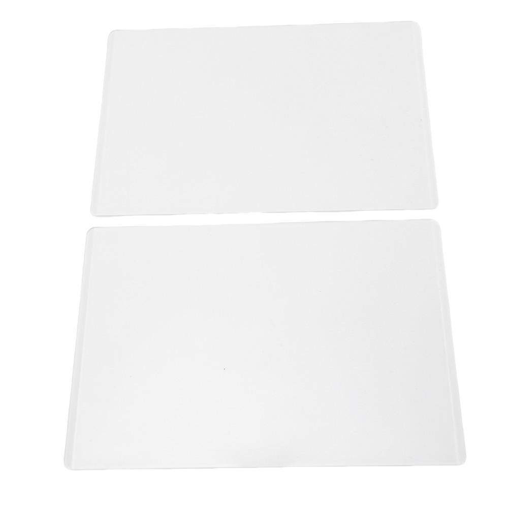 2pcs Transparent Die Cutting Plate 19.5×15CM Die Cutting Pad Cutting Pads Scrapbooking Supplies