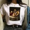 Футболка Джудит обезглавливает Олоферна Артемизия Gentileschi Хлопок Премиум Круглый вырез Короткий рукав Всесезонная Уличная одежда Топ