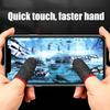 1 Pair Super Thin Gaming Finger Sleeve Game Controller Sweatproof Gloves Breathable Fingertips For Mobile Games Touch Screen Finger Cots Cover
