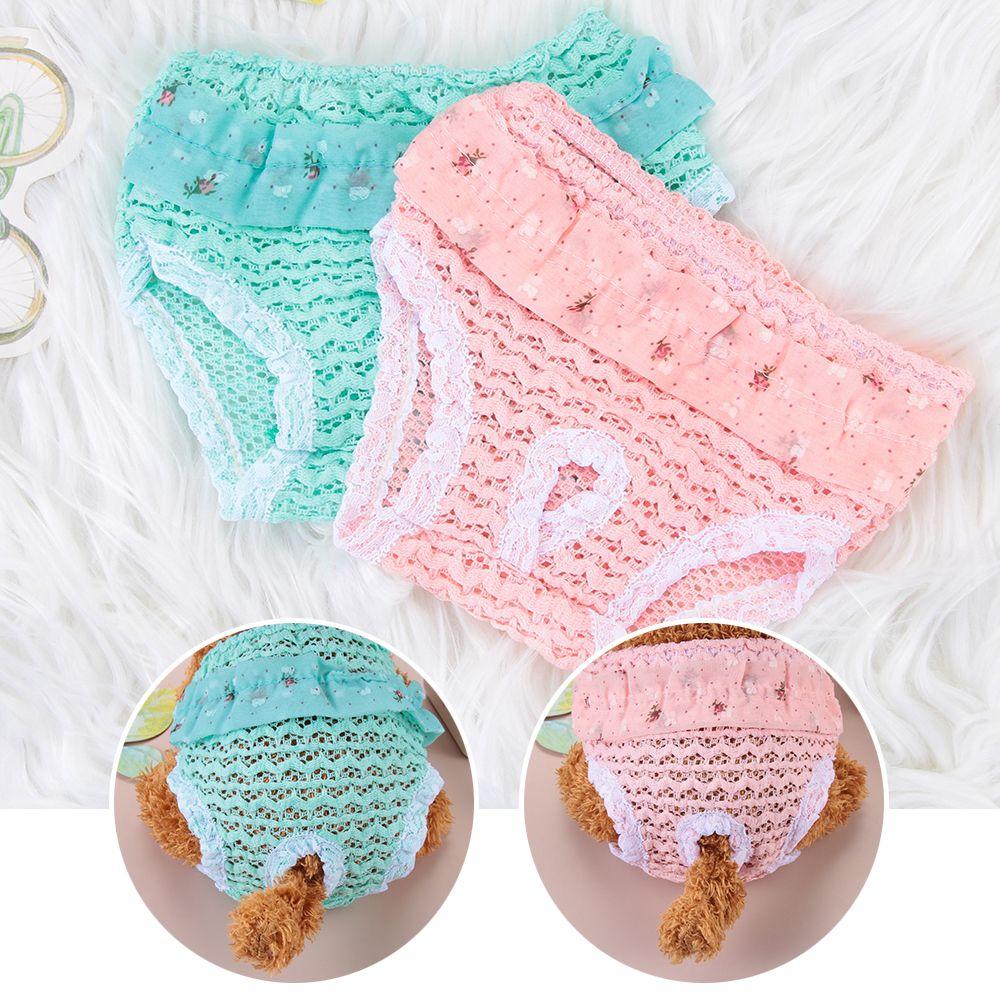 Cute Chiffon Clothes Elasticity Cat Supplies Dog Panties Pet Physiological Pants Puppy Diaper
