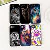 Soft Cover for Samsung Galaxy S24 S25 S23 FE Ultra Plus S7 Edge S25+ S23+ A56 5G Casing Phone Case Wallpaper Owl Bird