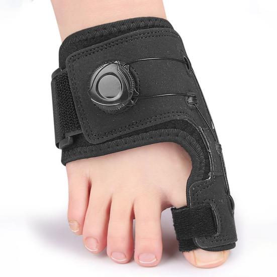 1 шт. Разделитель пальцев ног Корректор косточки большого пальца ноги Регулируемая застежка-липучка Гибкий Не вызывающий раздражения Облегчение боли Послеоперационная шина для косточки большого пальца ноги Большой палец ноги