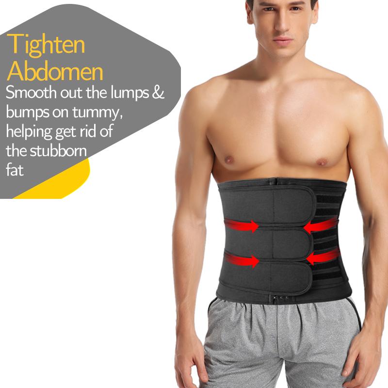 Мужской тренажер для талии Cincher Trimmer, пояс для тренировки в сауне, формирователь тела, контроль живота, поддержка поясницы, корректирующее белье для похудения