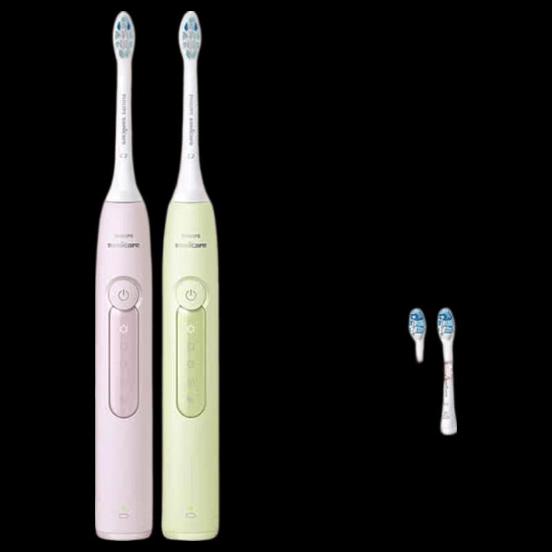 Philips Звуковая электрическая зубная щетка DiamondClean 3 Series, двойная упаковка, штепсель CN (адаптер в комплекте)