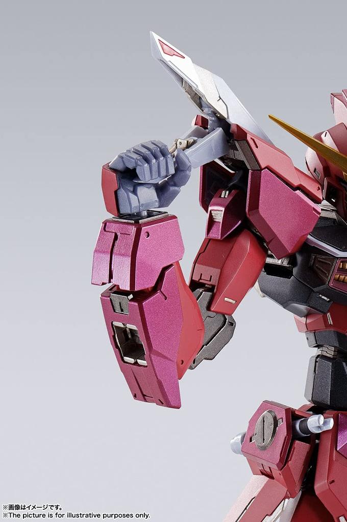 TAMASHII NATIONS МЕТАЛЛИЧЕСКАЯ КОНСТРУКЦИЯ Мобильный костюм Гандам SEED Justice Гандам примерно 180 мм окрашенная подвижная фигурка из АБС и ПВХ и литья под давлением