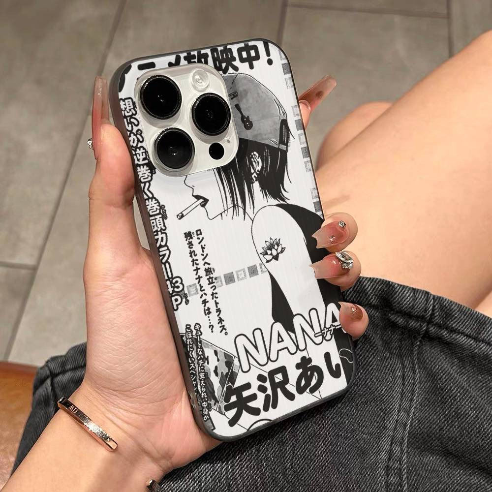 Комиксы Осаки Нана Горячая Япония Для IPhone 17 16 15 14 13 12 11 Pro Max Plus Pro Гофрированный Ударопрочный Матовый Чехол для Телефона