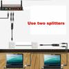 Разветвитель RJ45 1 на 2 / 1 на 3 направления Сетевой адаптер Cat5 Cat6 Cat7 LAN Ethernet-кабель для расширения сети