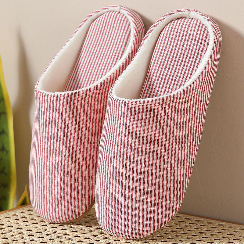 Машинная стирка, хлопково-льняные домашние тапочки в японском стиле - противоскользящие и бесшумные для женщин и мужчин, идеально подходят для весны/осени