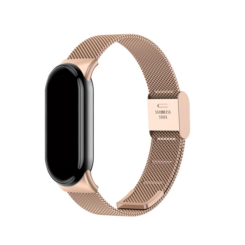 Ремешок из нержавеющей стали для Xiaomi Mi 9 8 Band Металлический миланский браслет на браслет Mi Band 8 для Mi Band 9 8 Аксессуары для ремешка