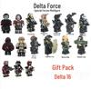 Конструктор Delta Mini Action Special Forces - Модель Фигурки Глубокий Синий