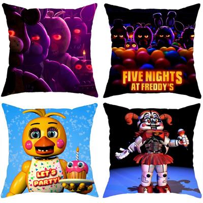 Аниме F-Five N-Nights at Freddy's Наволочка Удобная Двусторонняя Наволочка Идеально для Автомобиля Дивана Спальни и Многого Другого