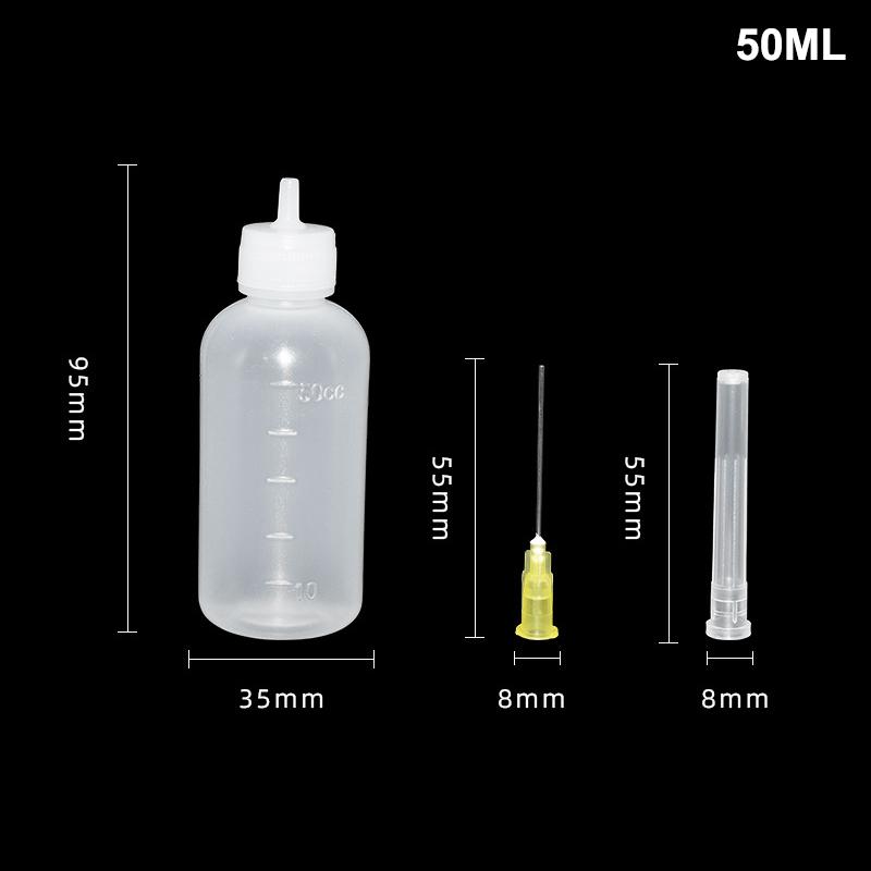 50 мл пластиковая бутылка для жидкого спирта для дозатора канифоли паяльная флюсовая паста для очистки печатных плат телефона сварочные инструменты для ремонта