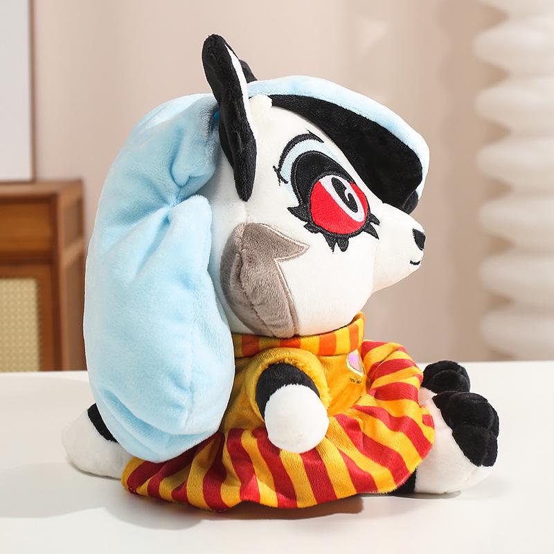 Female Wolf Villain Boss Plush Toy Doll Helluva Boss Merch Soft Cute 30cm